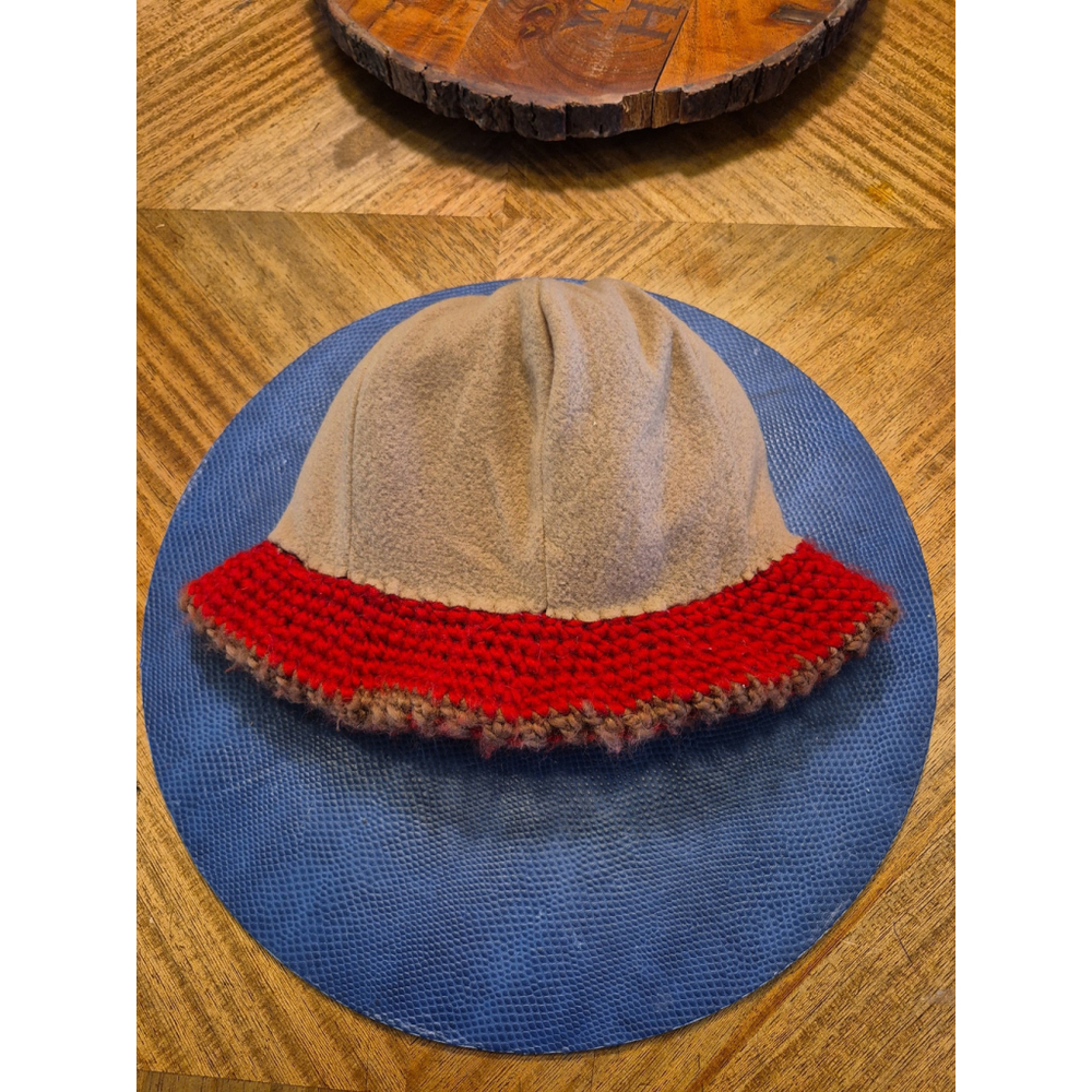 VINTAGE Hand Made Knitted Beanie/Stocking Women's Winter Cap/Hat OAFM #752g - Picture 12 of 12